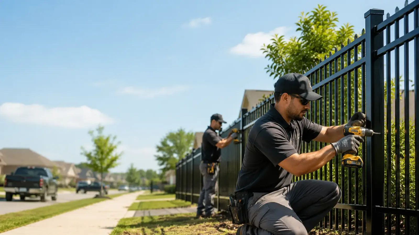 Metal Fence Installation in Layton, UT